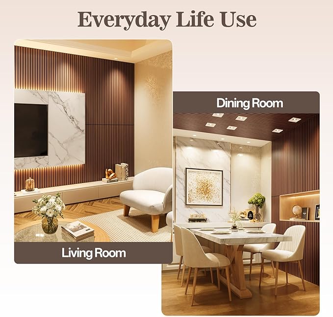 4 Pack Wood Panels for Wall, 47.24" x 12.79" Acoustic Wood Slat Wall Panel for - Image 3