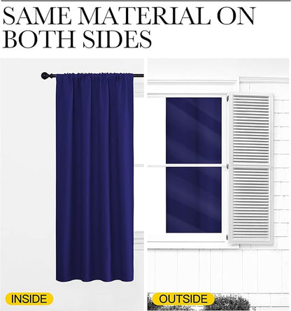 NICETOWN RV Blackout Curtains for Camper Windows, Kitchen Curtains, Short - Image 5