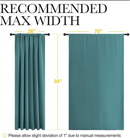 NICETOWN Living Room Curtains, Window Curtain Panels, Thermal Insulated Solid - Image 7
