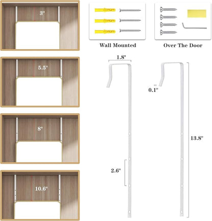 Full Length Door Mirror 14x48, Metal Frame - Image 8