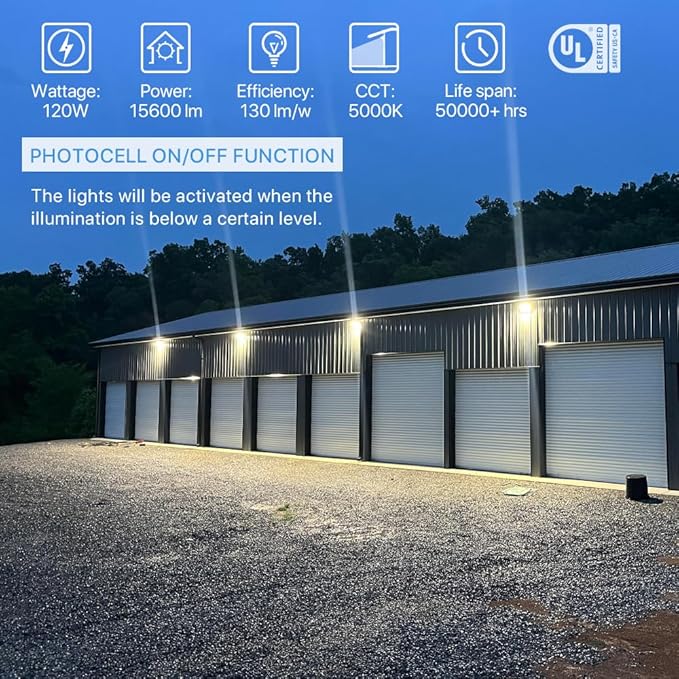 HYPERLITE LED Wall Pack Light 120W 2Packs - Image 7