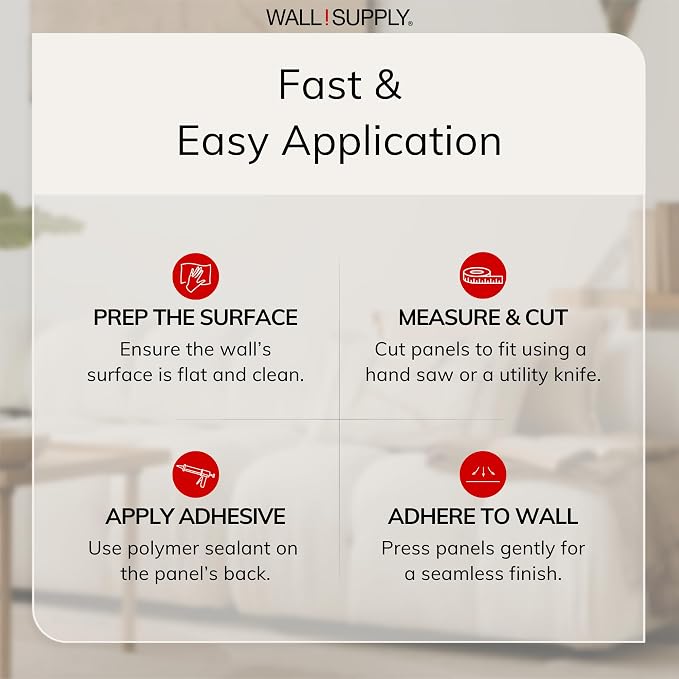 Wall!Supply - 3D Wall Panels – Flow Line Cashmere Wall Covering - Lightweight - Image 4
