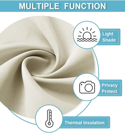 RYB HOME Blackout Curtains Soundproof Energy Saving Insulating Privacy Room - Image 7