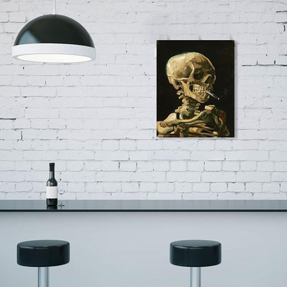 1 KINGO Van Gogh Canvas Wall Art: Skull of a Skeleton - Image 5