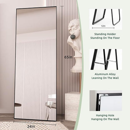 Beauty4U 65" x 24" Full Length Mirror - Image 2