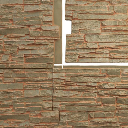 EverStone Canyon Ridge Faux Stone Panel, 45 3/4"W x 24 1/2"H x 1 1/4"D - Image 9