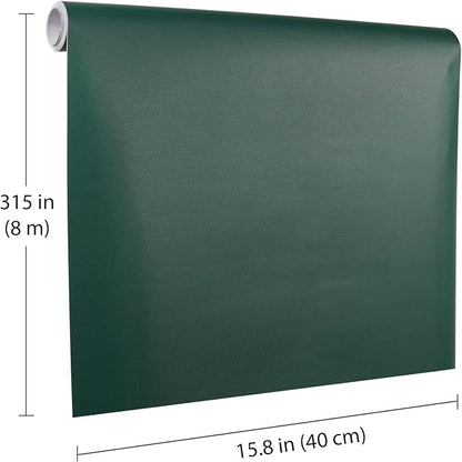 Dark Green Peel and Stick Wallpaper, 15.7 X 315 inches Renter Friendly Wallpaper - Image 2