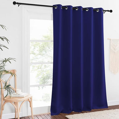 NICETOWN Sliding Door Window Treatment Blackout Patio Door Curtain Panels - Image 8