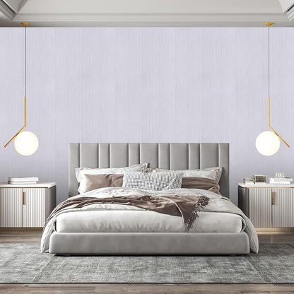 White Grasscloth Peel and Stick Wallpaper Vintage Texture Removable Waterproof - Image 5