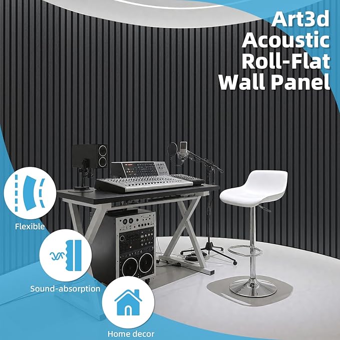Art3d 2-Pack Acoustic Wood Slat Wall Panel - Image 5