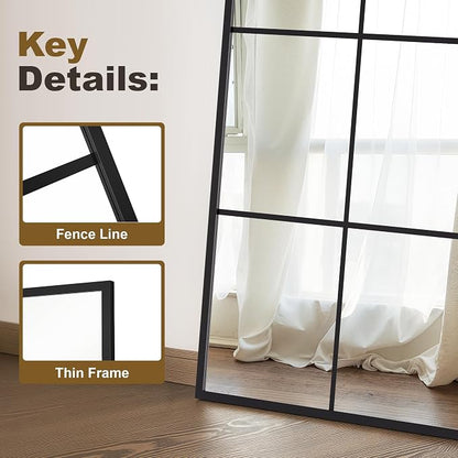 Window Mirrors for Wall Decor, Wall Mirrors Decorative Window Pane 30 x 40 - Image 3