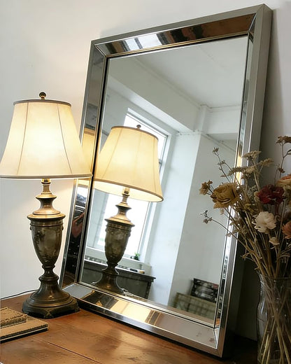 Chende 33"x49" Angled Retangular Decorative Wall Mirror - Image 4