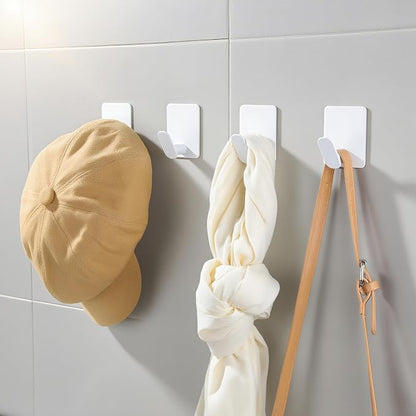 DELITON 4 Pack Adhesive Towel Hooks - Image 4