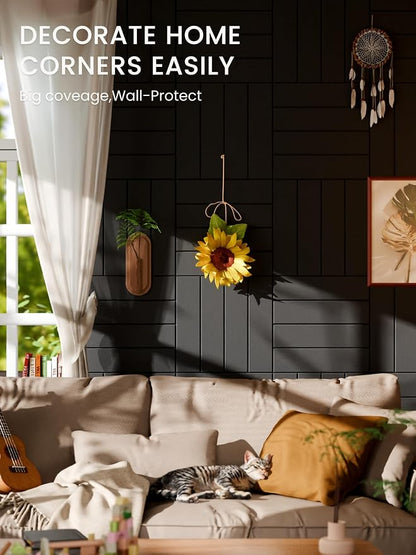 Bumusty Large Cork Board Alternative-48 x 36" Felt Bulletin Board Tiles - Image 4