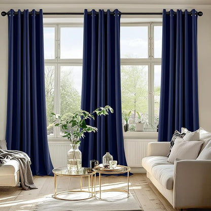 MIULEE Blackout Curtains for Bedroom Living Room 2 Panels, Thermal Insulated - Image 6