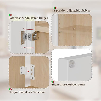 Kisart Laundry Room Cabinets Wall Mounted - Image 8