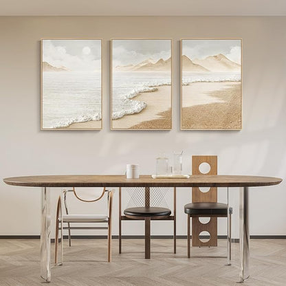 Framed Boho Coastal Beach Wall Art - Image 8