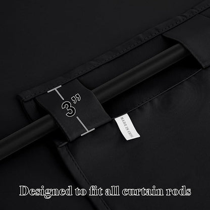 RYB HOME Blackout Curtains for Bedroom, Privacy Thermal Insulating Window - Image 3