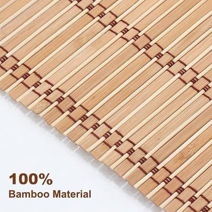 LUCKUP Cordless Roman Shades, Roll Up Bamboo Blinds - Image 4