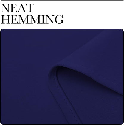 NICETOWN Navy Blue Blackout Curtains 40 inches Length - Image 6