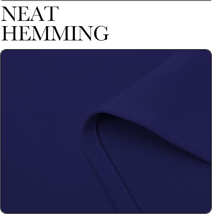 NICETOWN Navy Blue Blackout Curtains 90 inches Length - Image 6