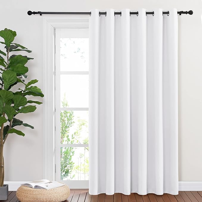 NICETOWN Blackout Sliding Glass Door Curtains, Room Darkening Thermal Insulated - Image 8