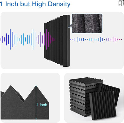 12 Pack Sound Proof Foam Panels - Image 6