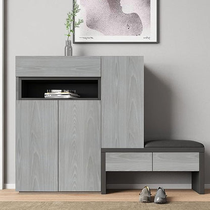 practicalWs Grey Wood Wallpaper 17.7''×787.4'' - Image 8