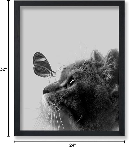 Poster Master Butterfly on Cat Print - Image 7