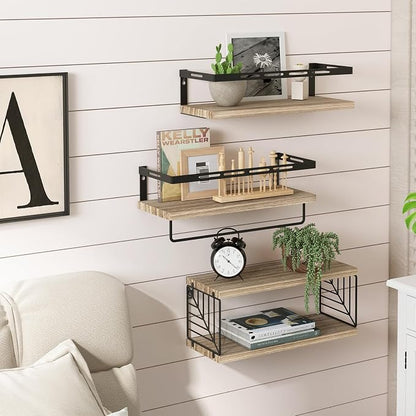 Fixwal Bathroom Shelves Over Toilet, Floating Shelves Wall Mounted - Image 8