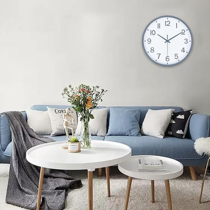 Wall Clocks Battery Operated 10 inch Modern Wall Clock, Silent Non Ticking Wall - Image 7