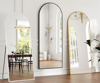 Rowjut Floor Mirror Arched Full Length Mirrors, Mirror Full Length Standing - Image 5