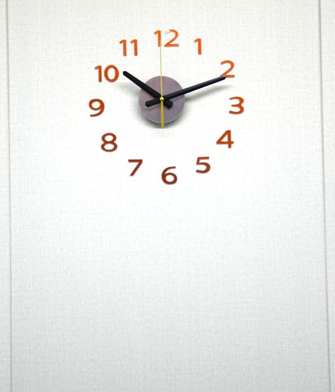 OceeK DIY Wall Clock, Modern Silent Non-Ticking, Battery Operated, 3D Quality - Image 5