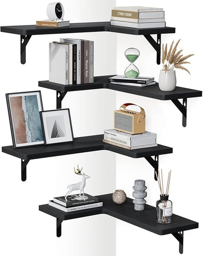 AMADA HOMEFURNISHING Corner Floating Shelves, Shelves by AMADAHOMEFURNISHING
