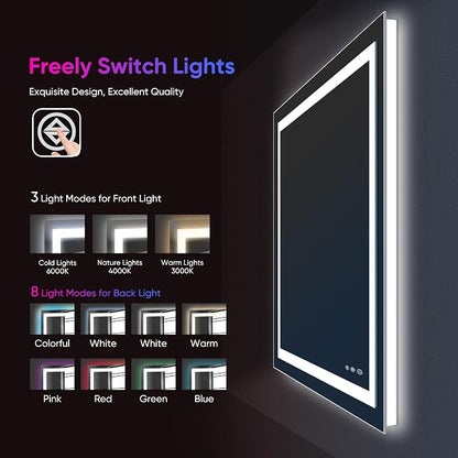 Antok 32"x 72" LED Bathroom Mirror - Image 5