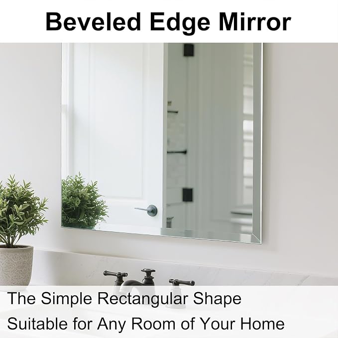 Ruomeng Frameless Full Length Mirror - Image 7