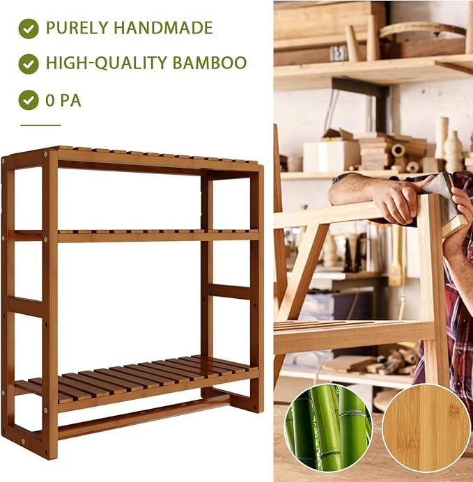 Galood Over The Toilet Storage Bathroom Shelves Wall Mounted 3 Tier Space Saver - Image 6