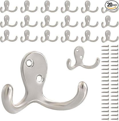 CBWLWJ 20 Pack Coat Hooks Wall Hooks by CBWLWJ