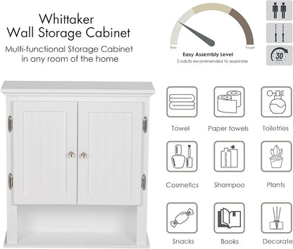 UTEX Bathroom Wall Cabinet, Bathroom Medicine Cabinet - Image 7