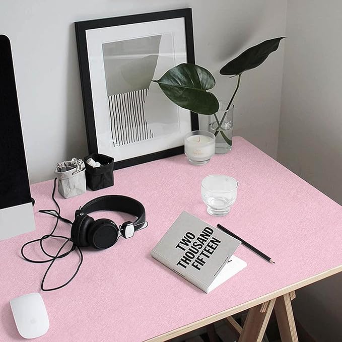 Abyssaly Pink Wallpaper Stick and Peel Removable Self Adhesive Pink Wall Paper - Image 5