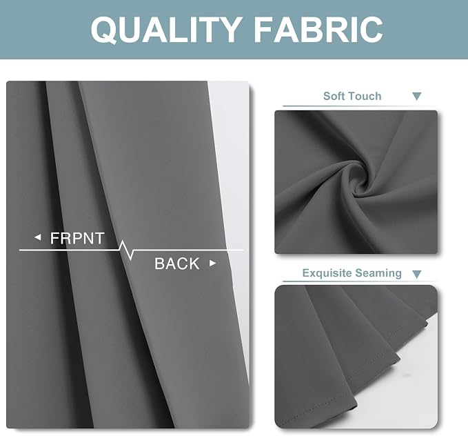 ChrisDowa Blackout Curtains 84 inches Long - Image 4