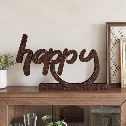 CRE8TIVE 8"x354" Glitter Wallpaper Dark Brown Peel and Stick Wallpaper Border - Image 6
