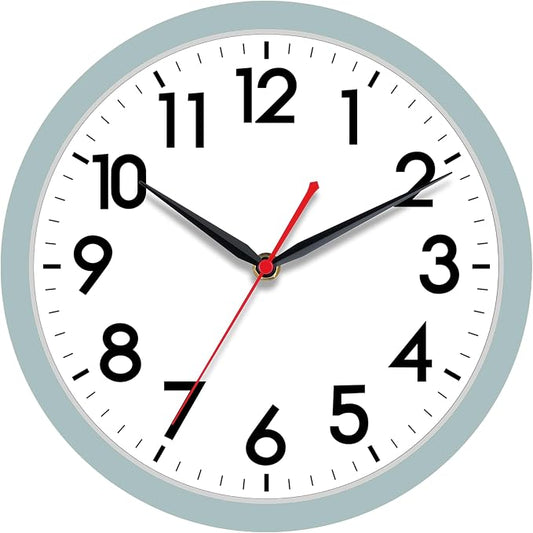 AKCISOT Wall Clock, Modern Small Wall Clocks Battery Operated 12 Inch, Silent by Akcisot