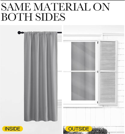 NICETOWN RV Blackout Curtains for Camper Windows, Short Room Darkening Curtains - Image 6