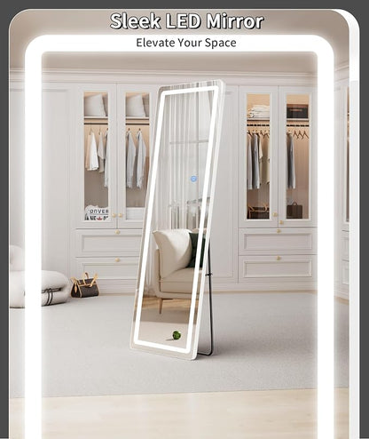 Koonmi Full Length Mirror with LED Lights, Big Mirror - Image 5