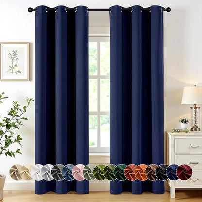 MIULEE Blackout Curtains for Bedroom Living Room 2 Panels, Thermal Insulated by MIULEE