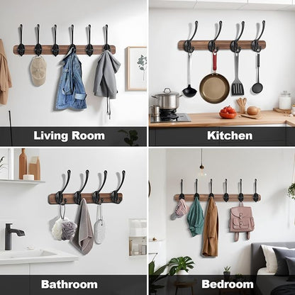 Wall Hooks for Hanging, 20-Pcs Heavy Duty Metal Coat Hooks, for Living Room - Image 2