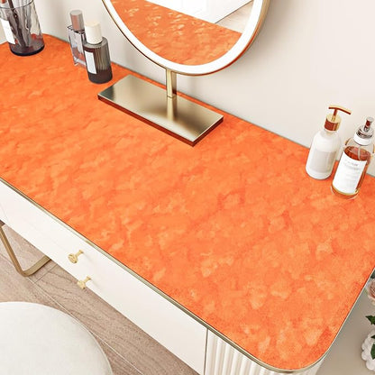 Wallercity Orange Velvet Peel and Stick Wallpaper - Image 2
