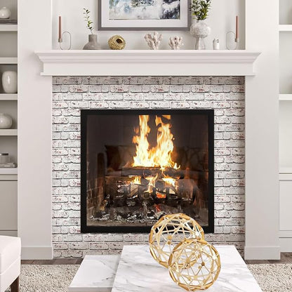 3D Whitewash Brick Wall Panel Peel and Stick - Image 7