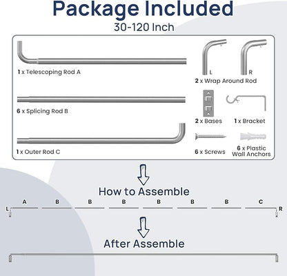 ENJOYBASICS Blackout Curtain rod - Image 8